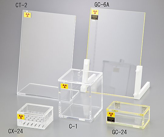 0,放射線シールド 300×170×460 GC-6A,分析・特殊機器,分離・分析ロシ,分離・分析用品その他,4.ライフサイエンス・分析,G.分離機器・用品