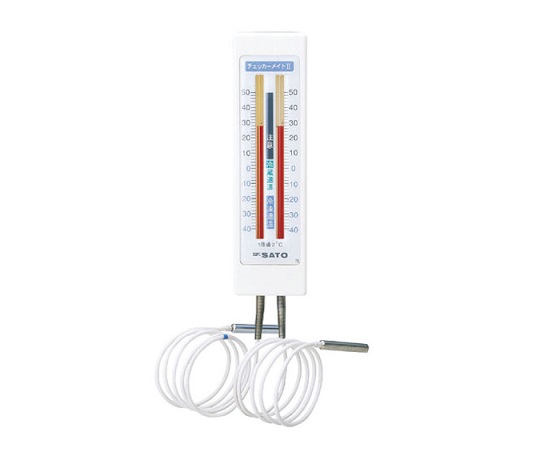 4294967295,冷蔵庫用温度計（チェッカーメイトII） 2針タイプ 1717-00 0572,物理・物性測定器,温度・湿度管理機器,温度計・湿度計,2.計測・測定・検査,B.温度・湿度測定機器