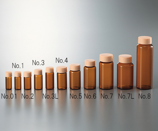 0,CCスクリュー管　No.01　褐色　オレンジキャップ　3.5mL,汎用器具・消耗品,硝子器具・機器類,ガラス容器,6.容器・コンテナー,C.ガラス製容器