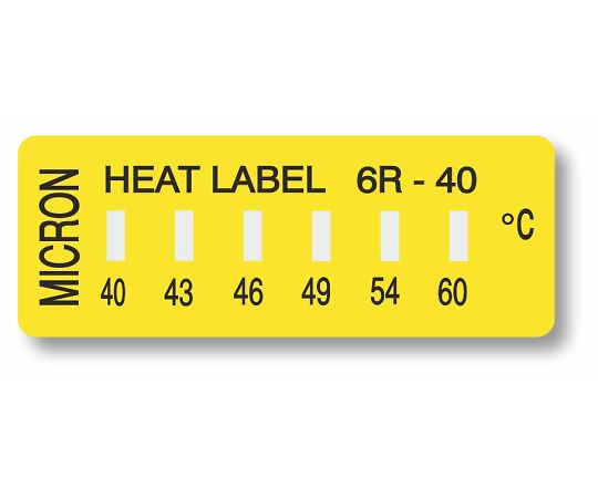 4294967295,ヒートラベル（不可逆性） 6R-40 6点表示,物理・物性測定器,温度・湿度管理機器,温度管理用品,2.計測・測定・検査,B.温度・湿度測定機器