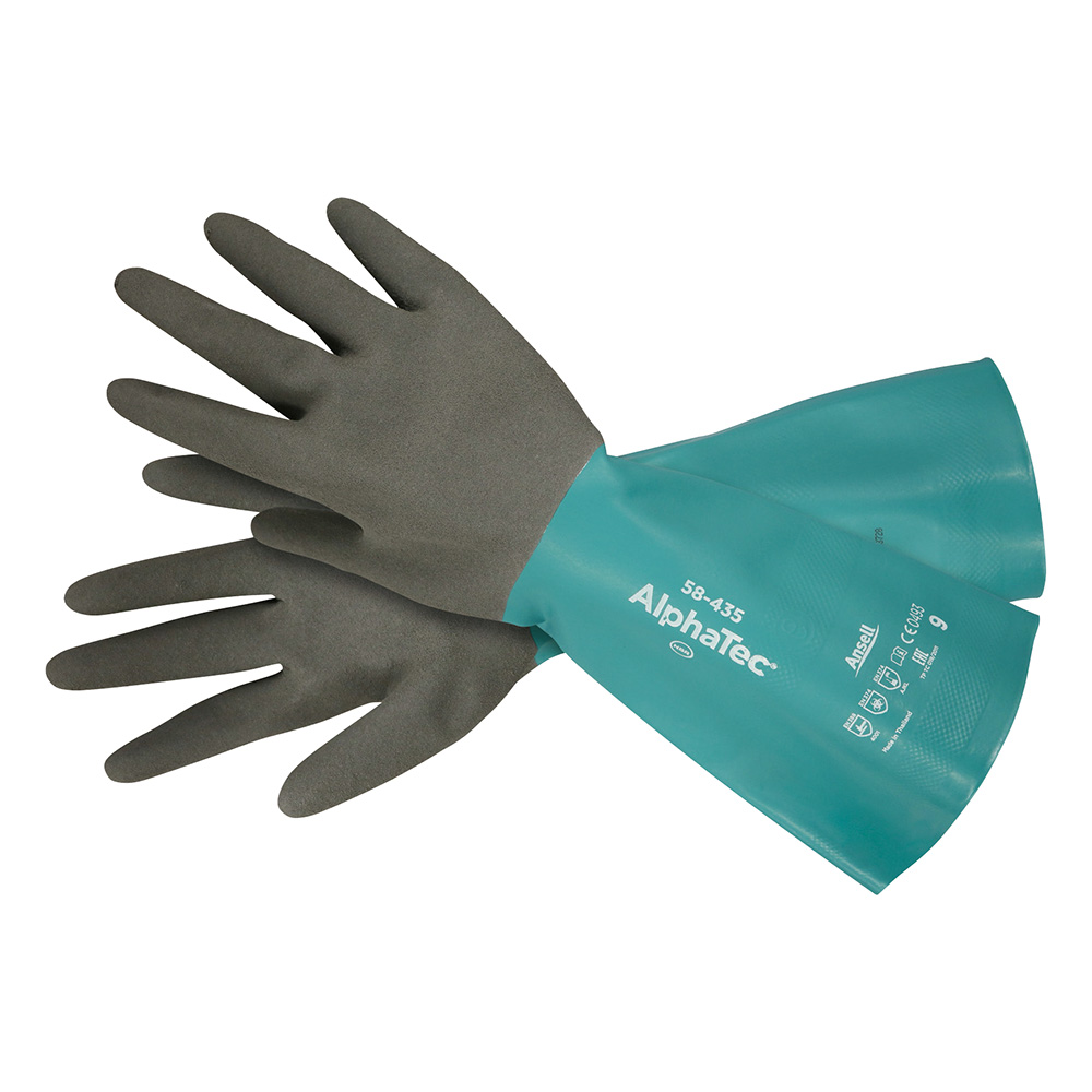 4294967295,化学防護手袋 L 1双 58-435（L）,汎用器具・消耗品,保護・手袋・ウエア２,特殊手袋Ⅰ（耐薬品）,9.安全保護用品,C.手袋