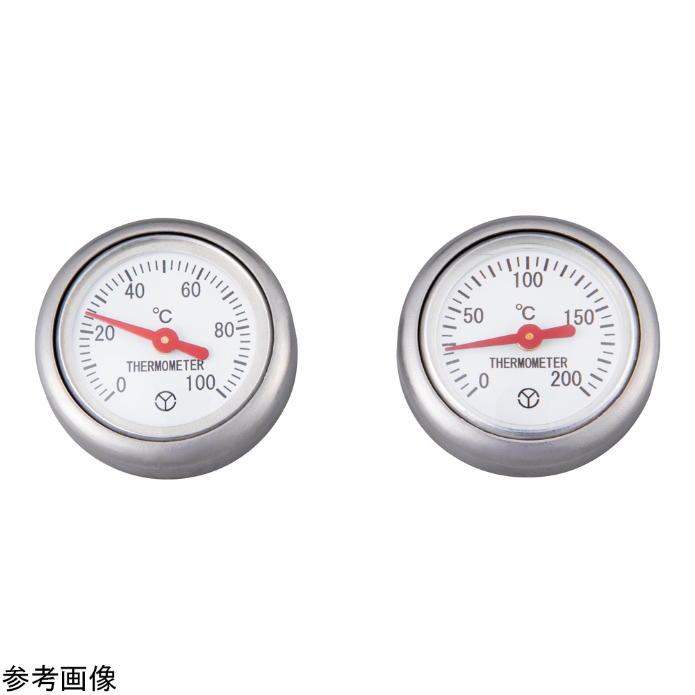 0,バイメタル表面用温度計　マグネット付き　０～２００,物理・物性測定器,温度・湿度管理機器,温度計・湿度計,2.計測・測定・検査,B.温度・湿度測定機器