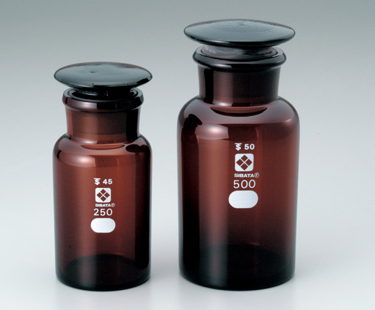4294967295,共通摺合わせ広口試薬瓶 茶褐色 60mL,汎用器具・消耗品,小型容器（樹脂硝子）,小型ガラス容器,5.容器・コンテナー,C.ガラス製容器