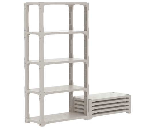 TLプラスチック棚 9045A グレー 80693101GL804