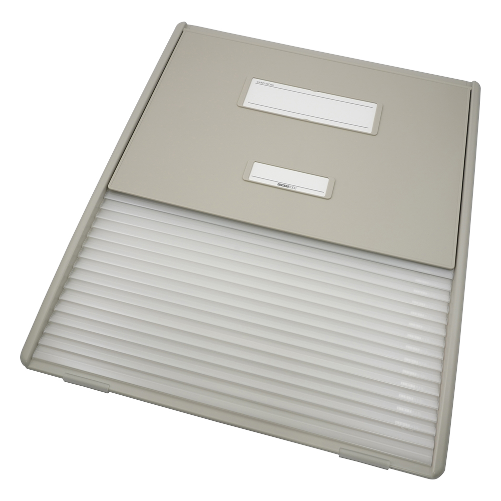 カードインデックス A3/A4（縦2面）15名用 オフホワイト HC114C-1