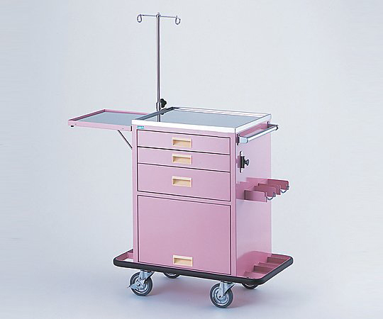 救急ワゴン ピンク SK-26P1（ロック無し）