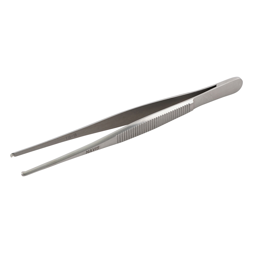 外科ピンセット 細筋有鈎 130mm STB-1