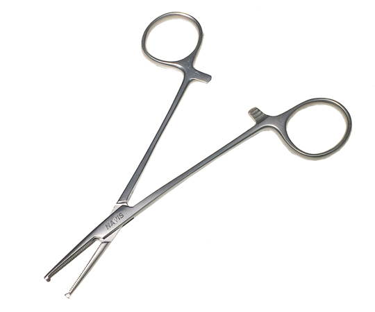 止血鉗子 モスキート有鈎直 125mm MHF-3