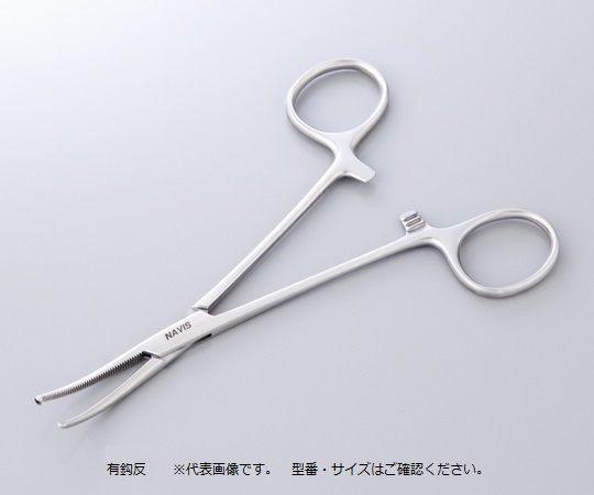 止血鉗子 有鈎反 160mm HF-12