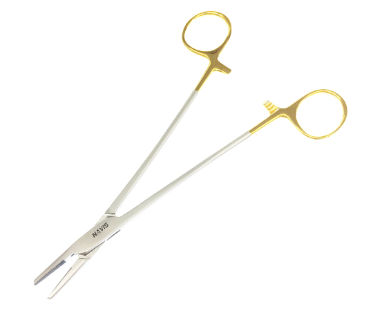 持針器（ダイヤチップ付）ヘガール持針器 180mm HNH-D3