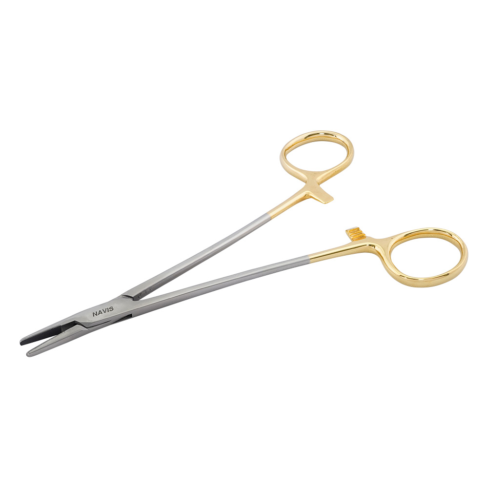 持針器（ダイヤチップ付）ヘガール持針器 160mm HNH-D2