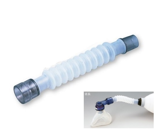シリコン蛇管[アダプター付] 小児新生児兼用 BC-2020-SC-1CI