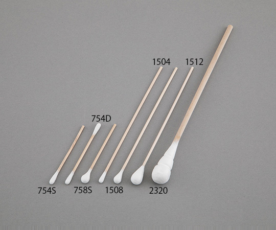 [未滅菌]メンティップ（木軸） 婦人科・咽喉科・皮膚科 φ20×206mm 1箱（100本入） 100A2320ES