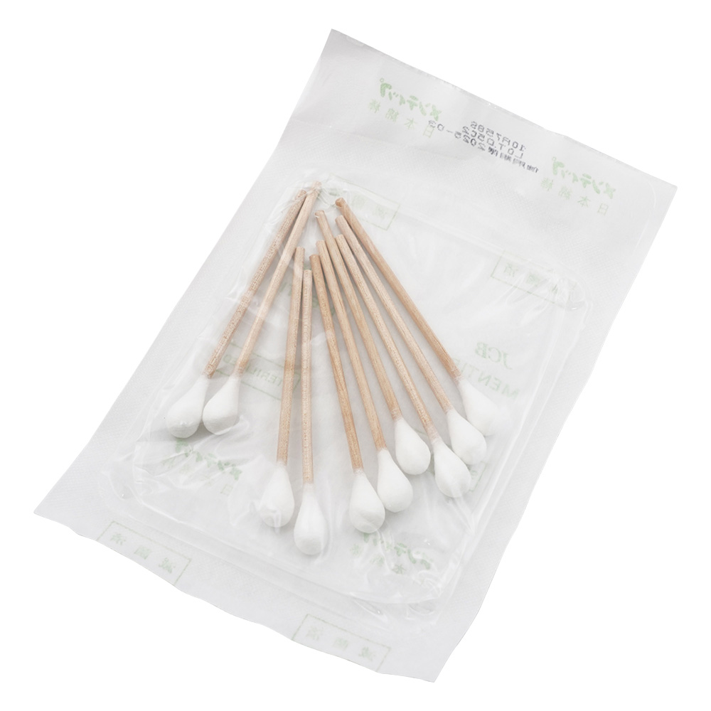 メンティップ（木軸） 外科・皮膚科・小児科・歯科 φ9.0×77mm 1箱（10本×30袋入） 10A758S