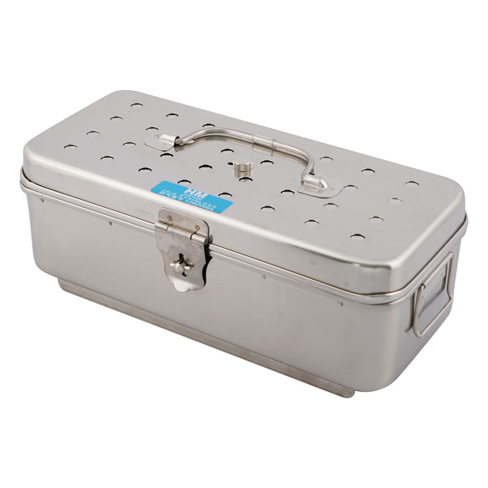 卓上オートクレーブ用角カスト（フタ・開閉式） 270×120×85mm AS