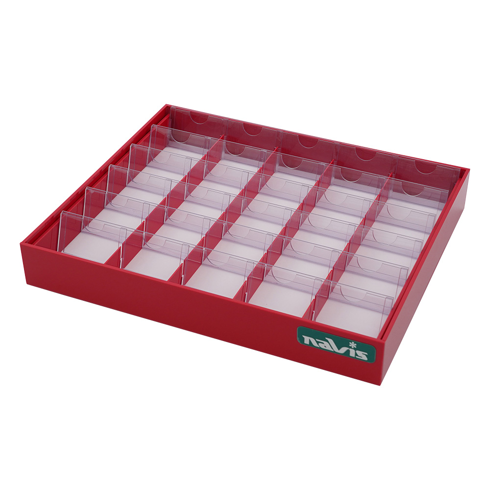 散薬用トレー 30人用 レッド SC-30R