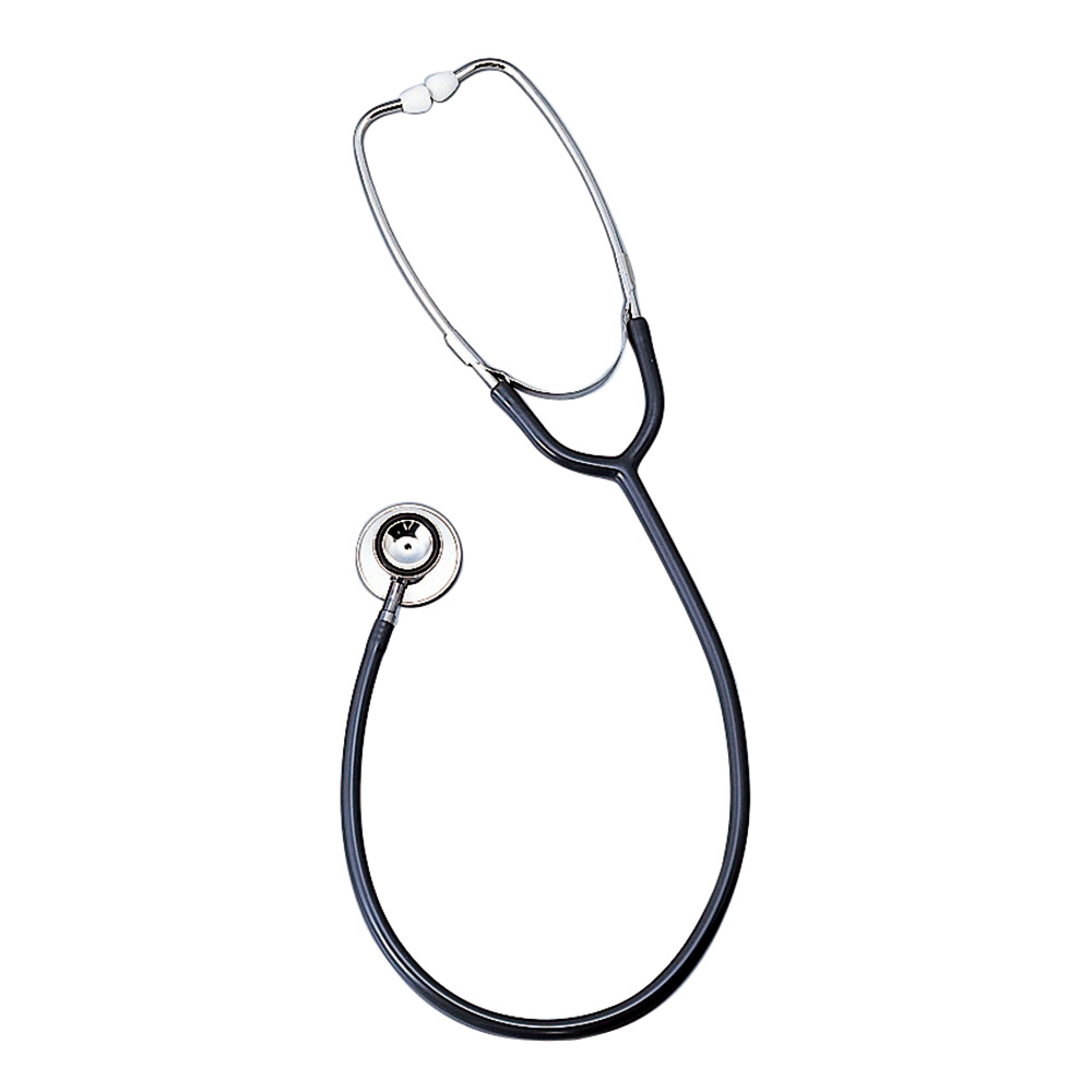 聴診器 外バネ式 シングル グレー 0110B085