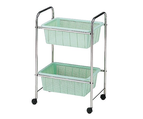 ステンレス脱衣ワゴン 2段 ・ラック[深型] 520×355×800mm