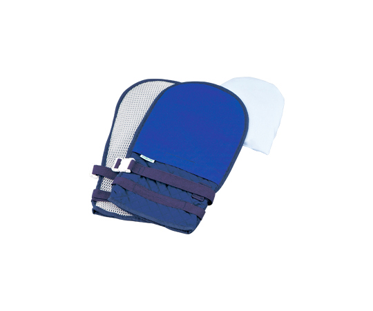 抜管防止手袋 大 キルティング ブルー 大ブルー2