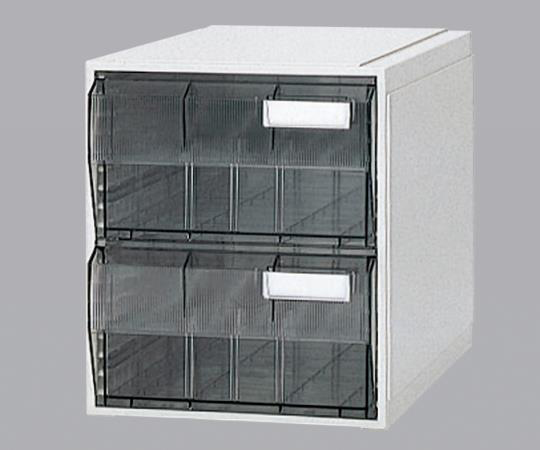 カセッター B4タイプ（引出2段）クリアー HB4-002