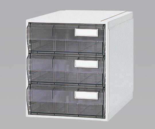 カセッター B4タイプ（引出3段）クリアー HB4-003