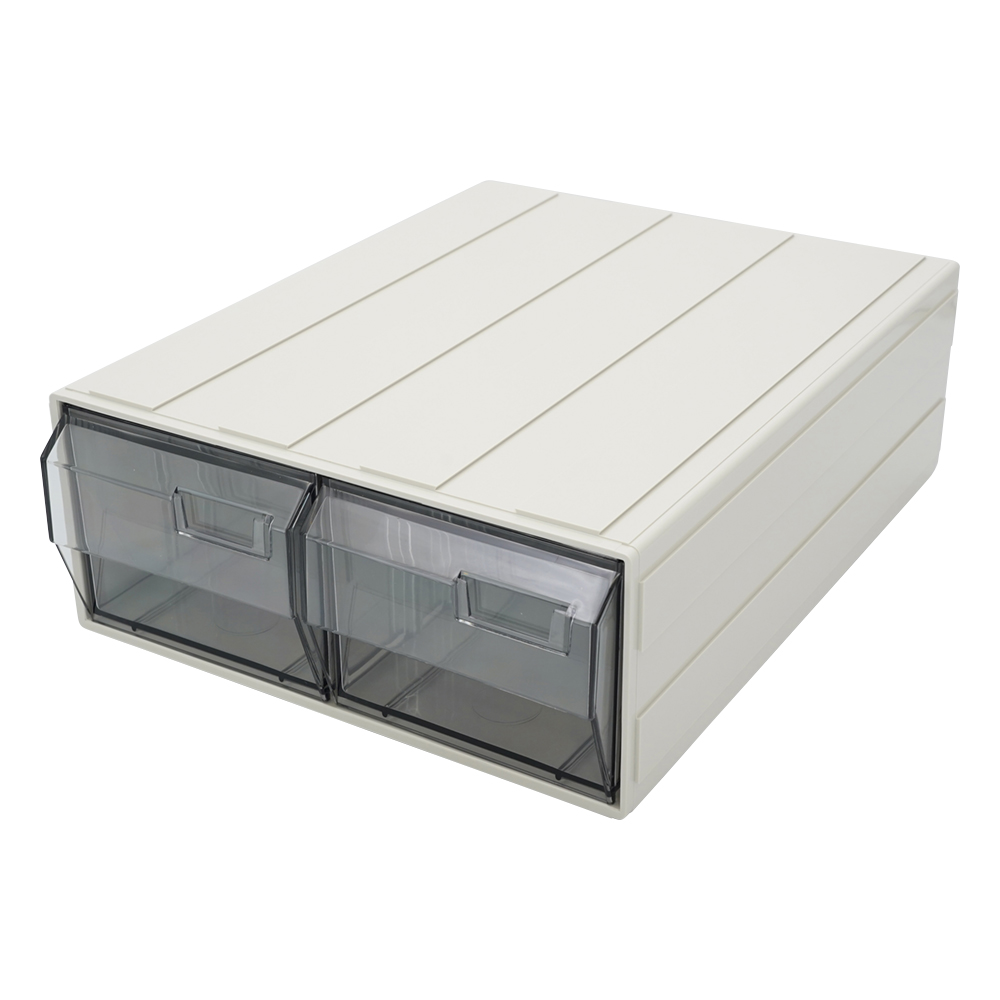 カセッター B5タイプ（引出左右2段）クリアー HB5-003