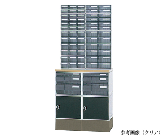 カセッターキャビネット[薬剤台]　アンバー(遮光)　769×510×1786（台高：854）mm