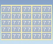 X線フィルム袋用 カラーナンバーラベル 1袋（10片×10枚入） CNL-S7