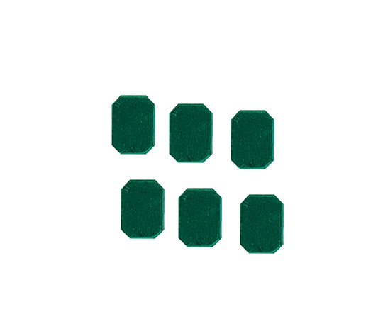 マグネットマーク（文字なし） グリーン 6個入 JC型