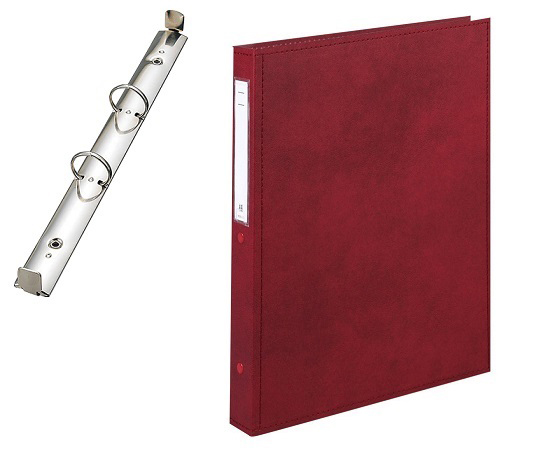 カルテブック A4・2穴・スタンダード レッド CY4-2L-5