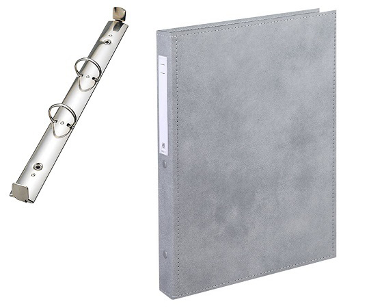 カルテブック A4・2穴・スタンダード シルバー CY4-2L-6