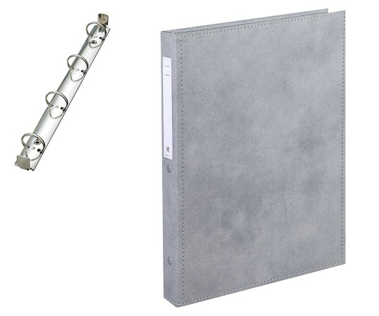 カルテブック A4・4穴・スタンダード シルバー CY4-4L-6