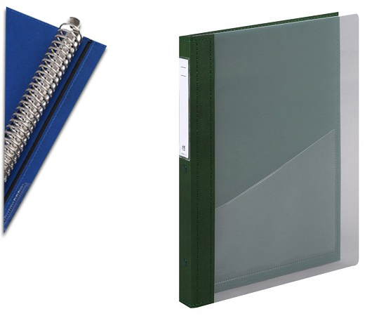 カルテブック A4・30穴・クリヤー グリーン CYC4-30L-3