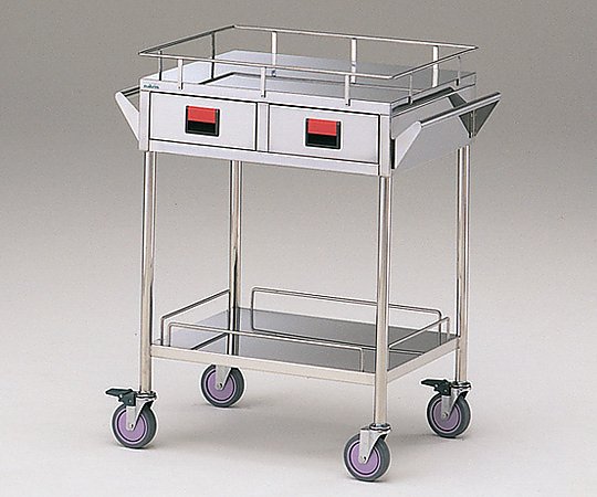 カラフルカート K2S-R 2段-赤 600×450×855mm