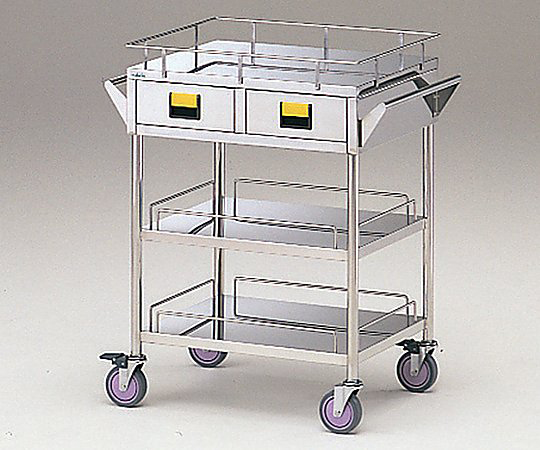 カラフルカート K3S-Y 3段-黄 600×450×855mm