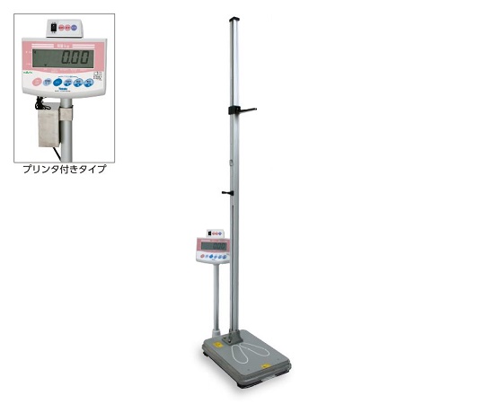手動式身長計付き体重計[検定付] プリンタ付き IOH-1M