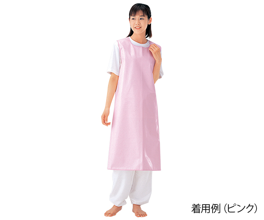 入浴介助エプロン （面ファスナータイプ） ピンク/L 6012（L）