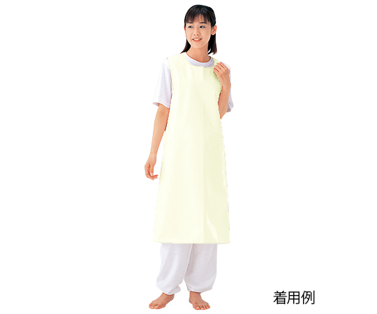 入浴介助エプロン （面ファスナータイプ） クリーム/M 6012（M）