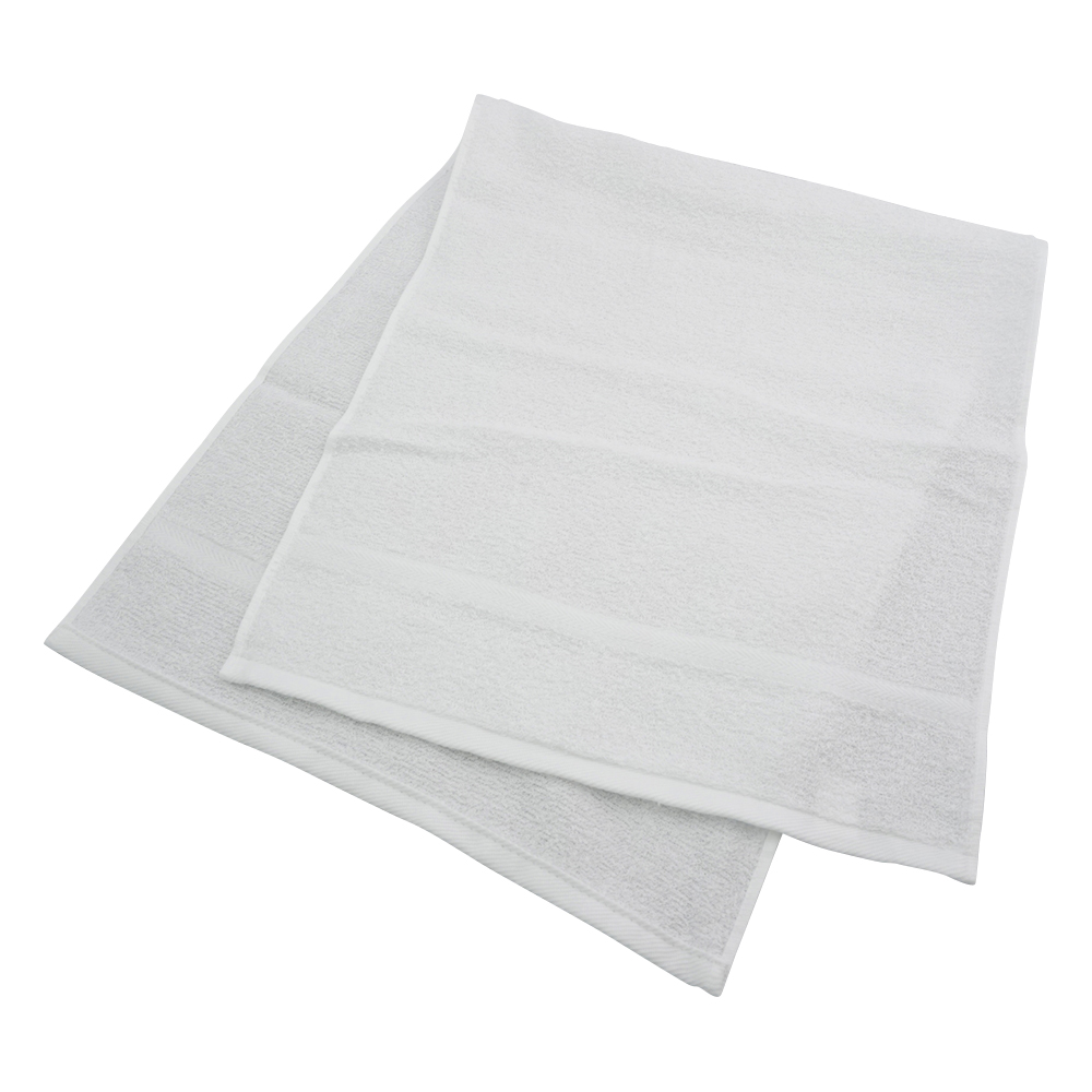 タオル （ホワイト）1袋（12枚入） 1222020-W