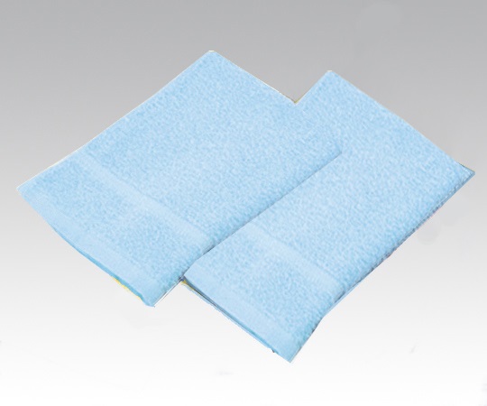 タオル （ブルー）1袋（12枚入） 1222027-B