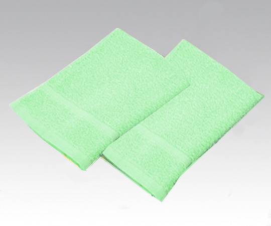 タオル （ライトグリーン）1袋（12枚入） 1222027-RG