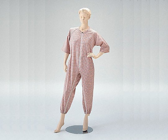 前開き介護ねまき （ロック機能付） ピンク/L 4300