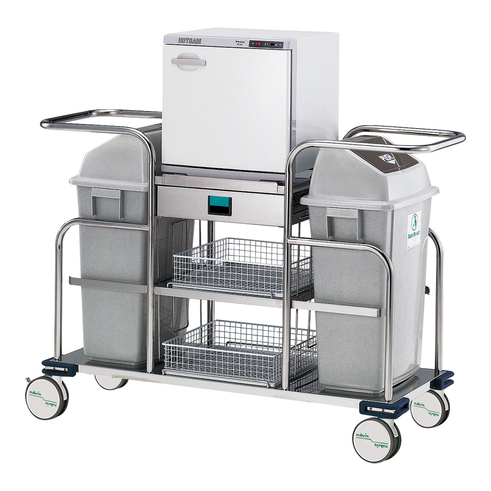 清拭オムツ交換車 38L（おしぼり150～200本収納） PPL-2-T38