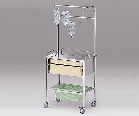 簡易点滴処置車 ET-08FN 670×430×1570mm