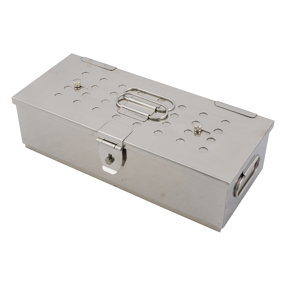 角型滅菌カスト（フタ・底開閉式） 300×120×75mm KK-2