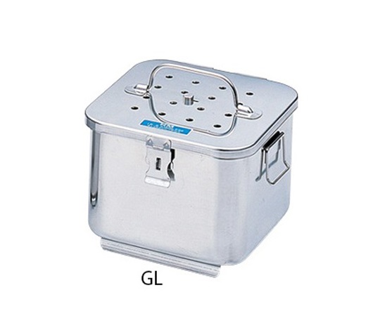 卓上オートクレーブ用角カスト （フタ・底開閉式） 160×160×110mm GL