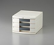 トレイBOX（鍵付） A4用グレー 290×360×205mm 406H