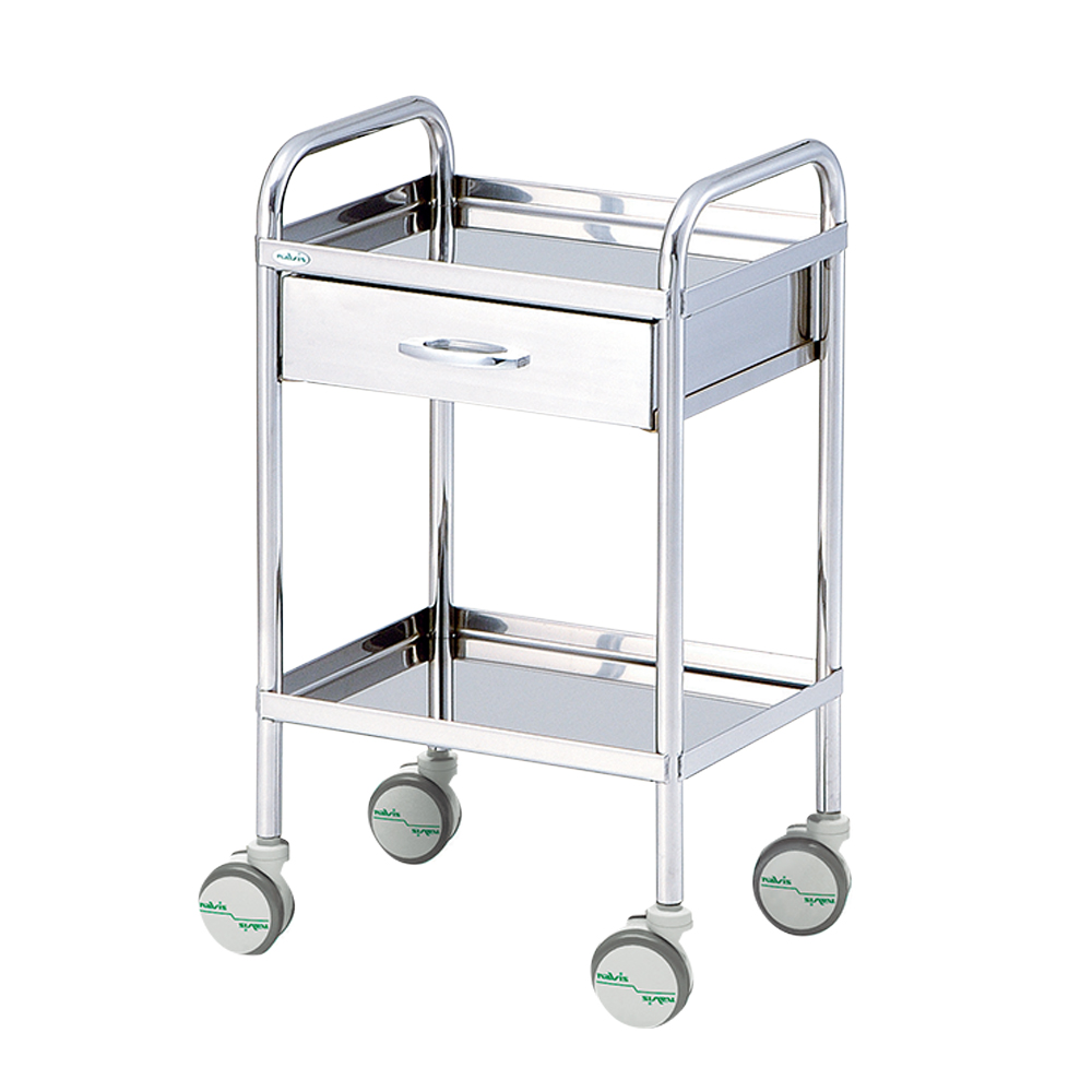 枠付き回診車（2段） 453×353×787mm W4535W