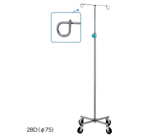 イルリガードル台（ダンパー付き） 4本脚・2本架 2BD（φ75）