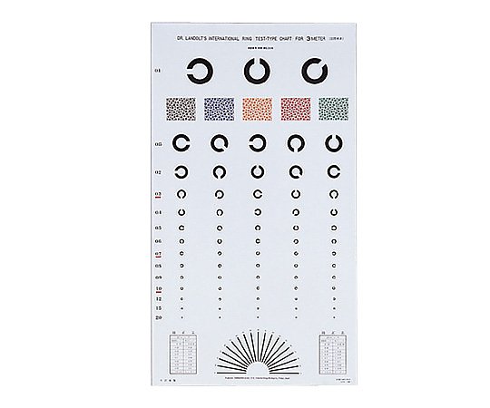 視力表 ランドルト 3m